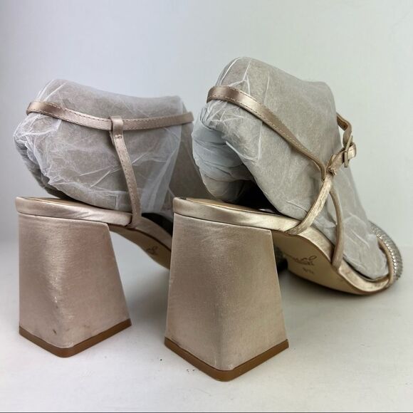 JEWEL BADGLEY MISCHKA- Women's Earlene Block Heel Evening Sandal - Picture 8 of 14